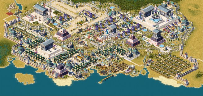 bird's view atlantis